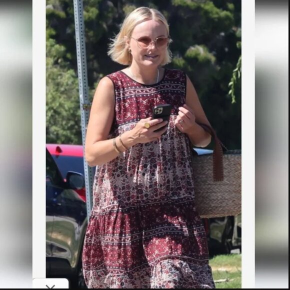 Vintage Indus Boho Cotton Dress – ASO Dakota Johnson & Malin Akerman (L) - Picture 4 of 9